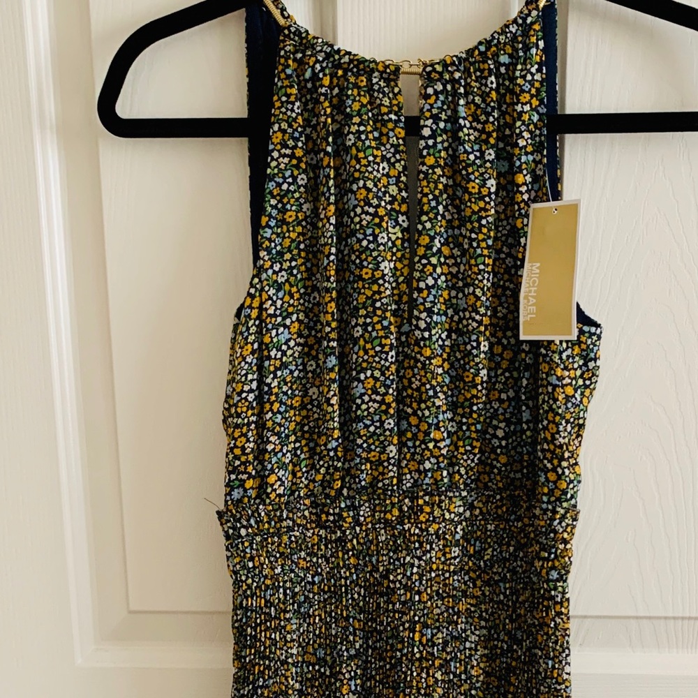 Michael Kors Floral Chiffon Dress - Picture 7 of 11